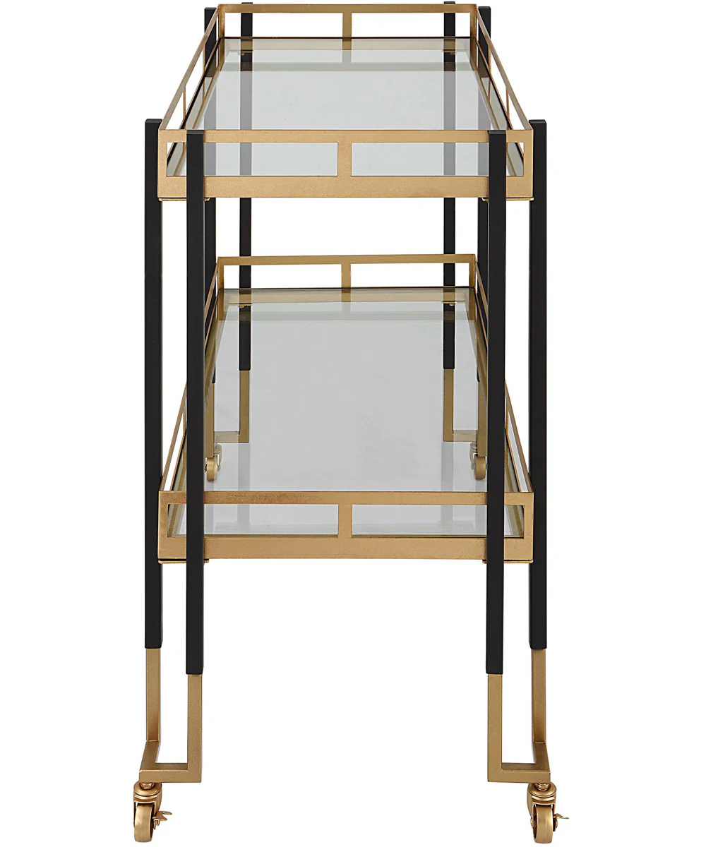 Kentmore Modern Bar Cart - Image 4