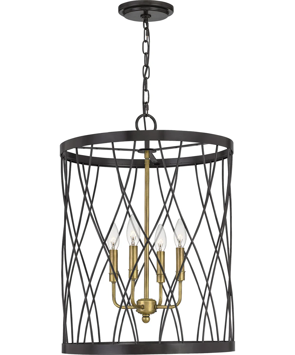 Kerouac 4-light Pendant Western Bronze