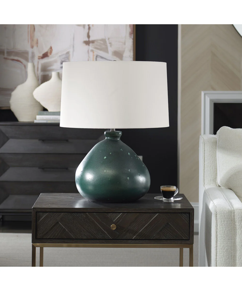 Killarney Distressed Green Table Lamp - Image 2