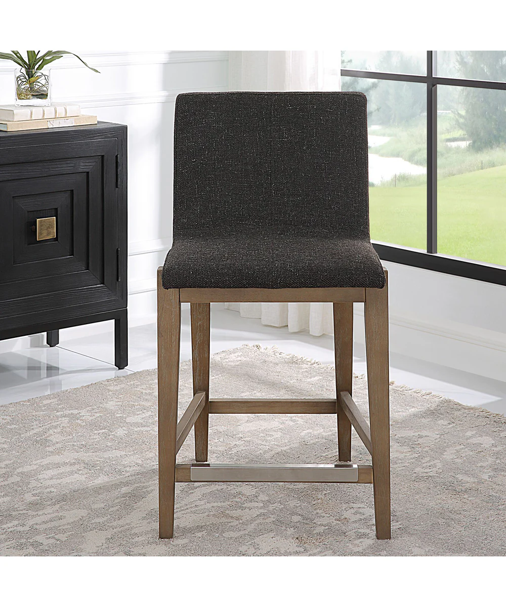 Klemens Chocolate Counter Stool - Image 3