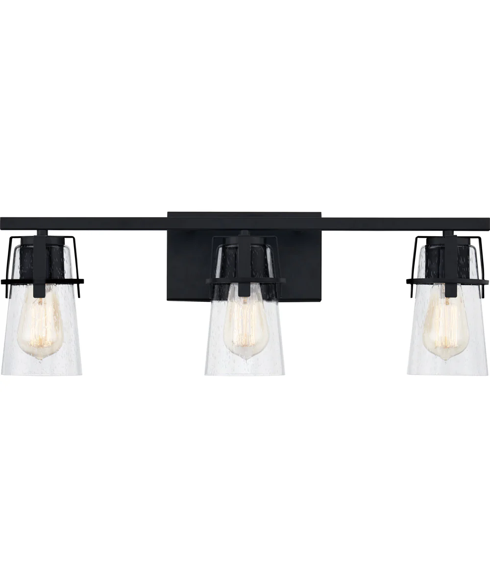 Knox Large 3-light Bath Light Matte Black - Image 2