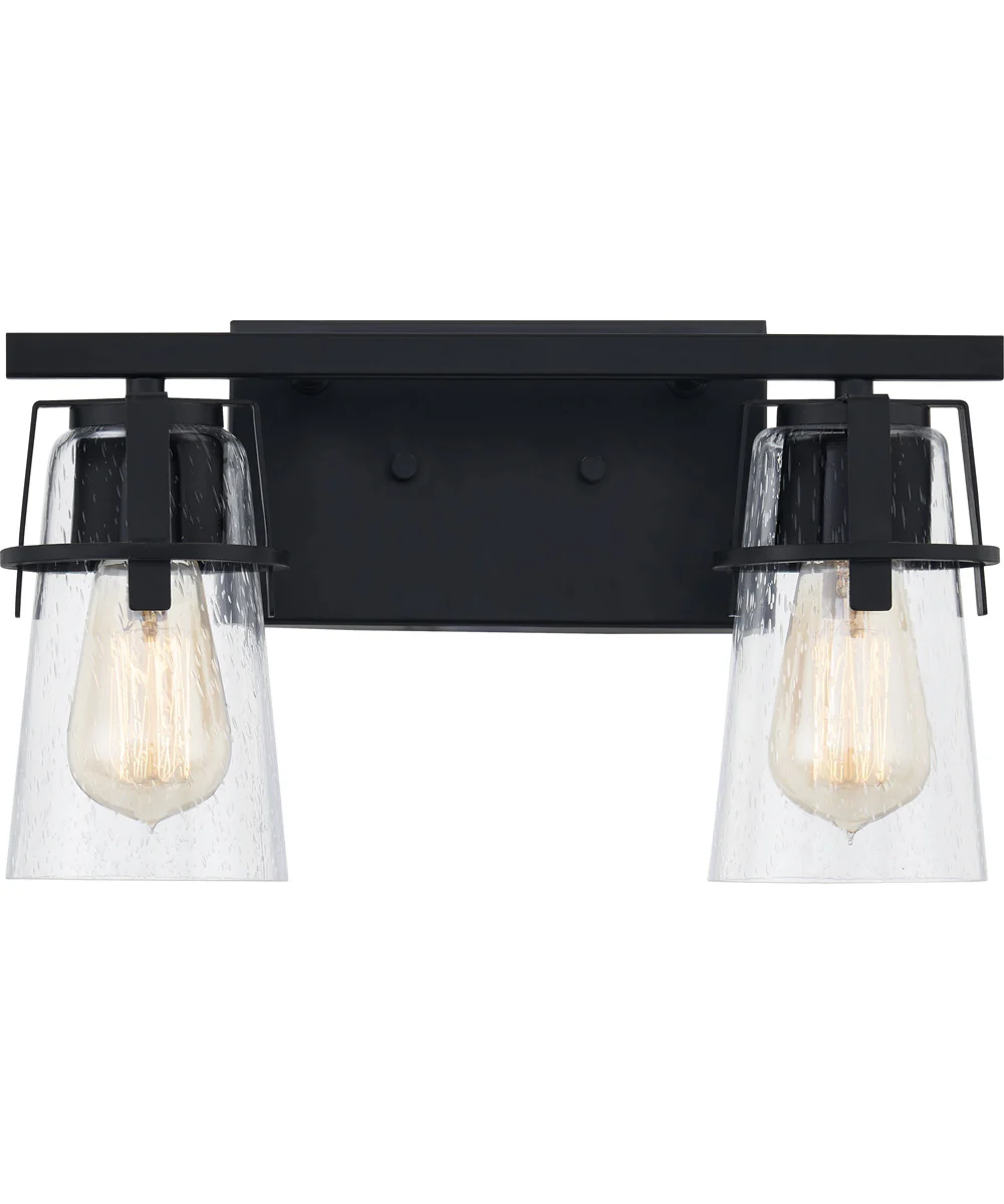 Knox Medium 2-light Bath Light Matte Black