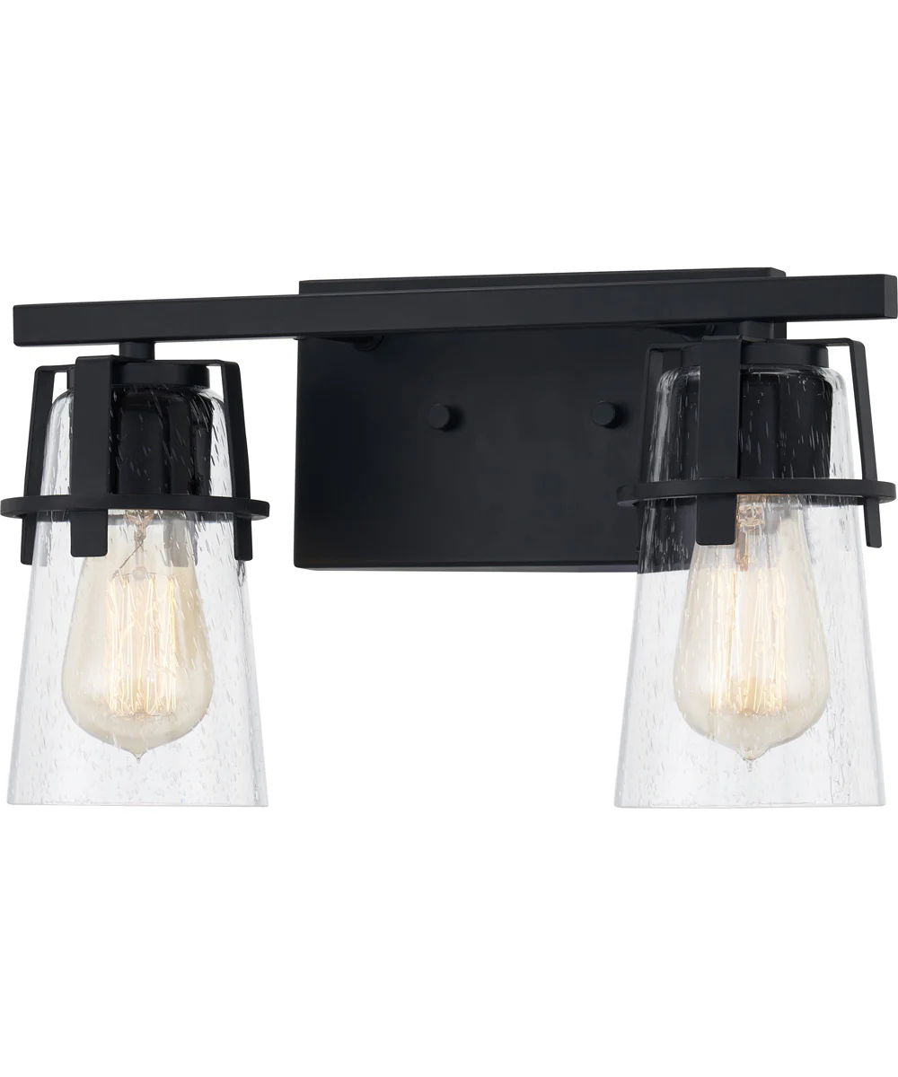 Knox Medium 2-light Bath Light Matte Black - Image 4