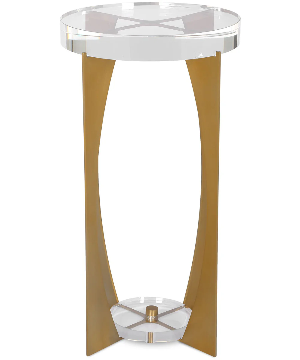Kolkata Brass Accent Table