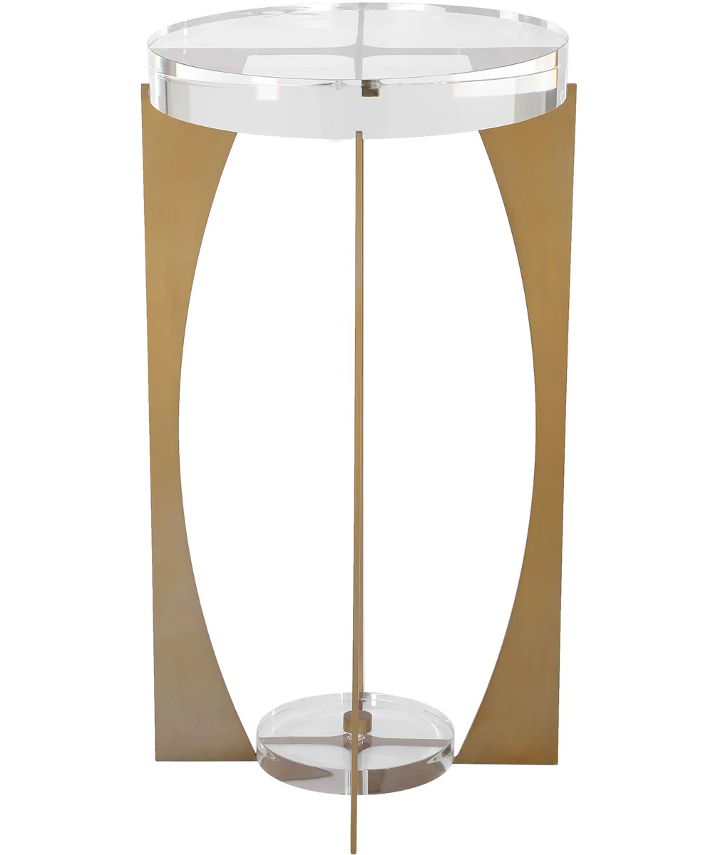 Kolkata Brass Accent Table - Image 4