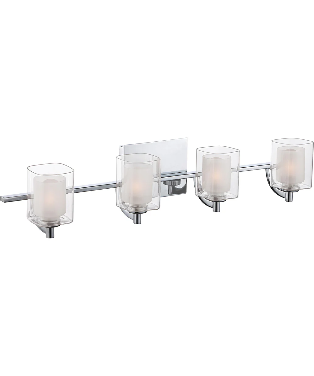 Kolt Extra Large 4-light Bath Light Polished Chrome - Image 4