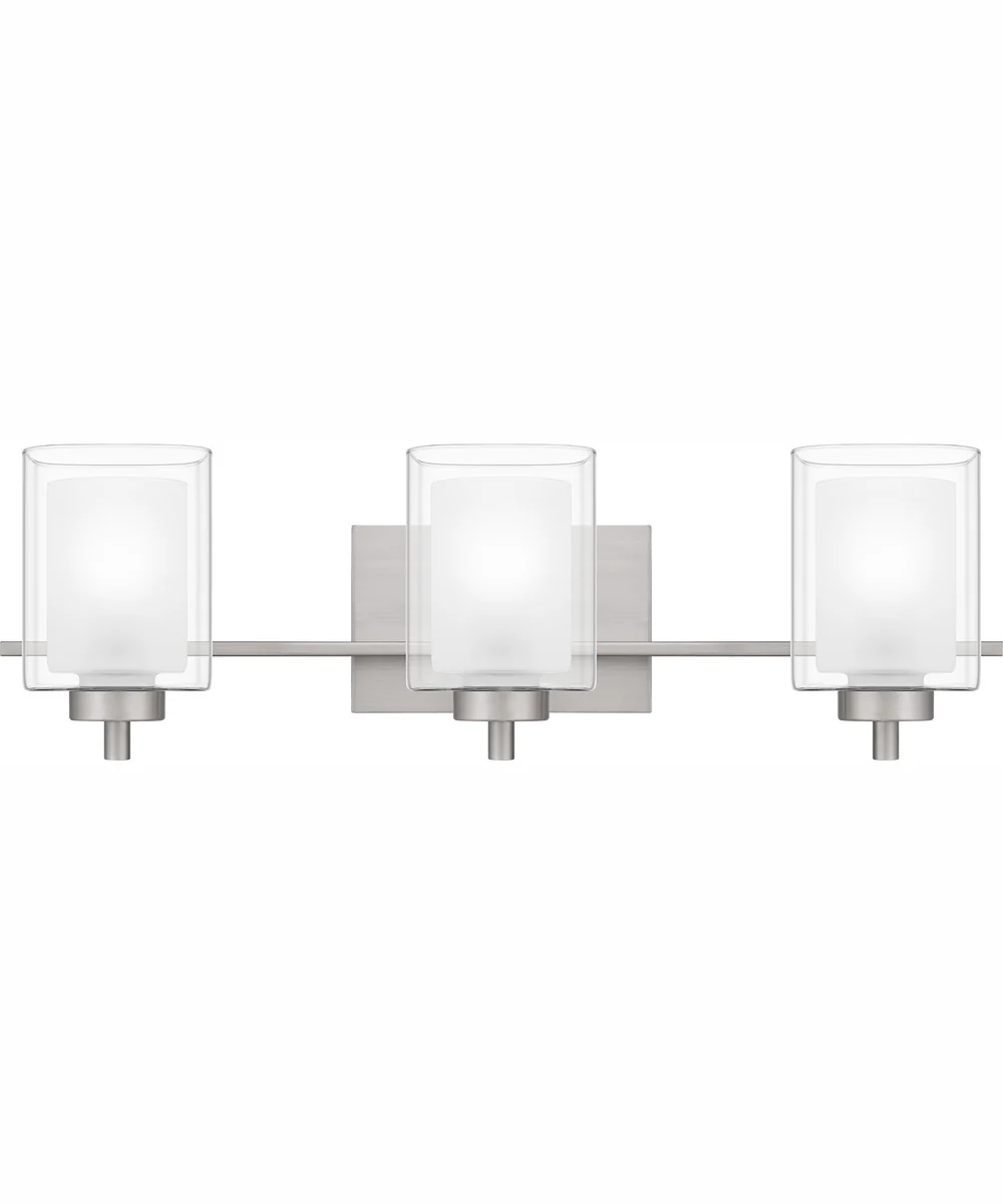 Kolt Large 3-light Bath Light Brushed Nickel