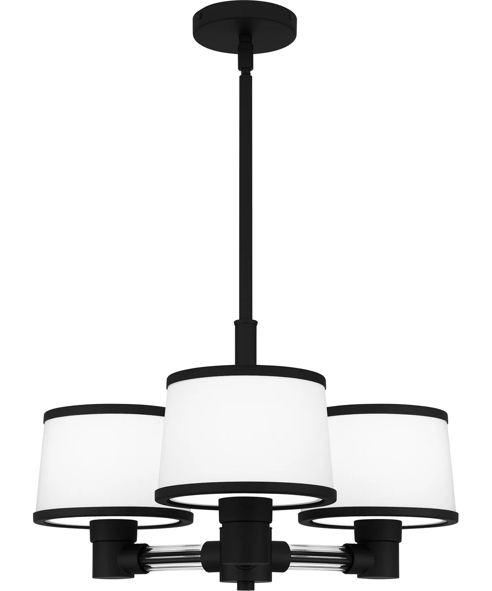 Kylen 3-light Pendant Matte Black - Image 3