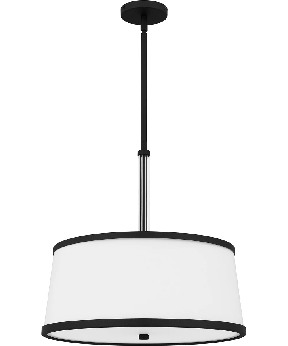 Kylen 4-light Pendant Matte Black - Image 2