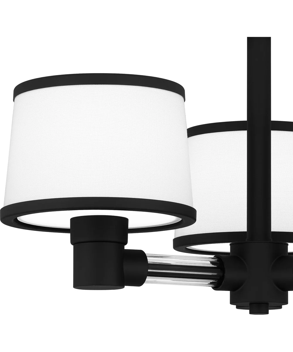 Kylen Extra Large 3-light Semi Flush Mount Matte Black - Image 5