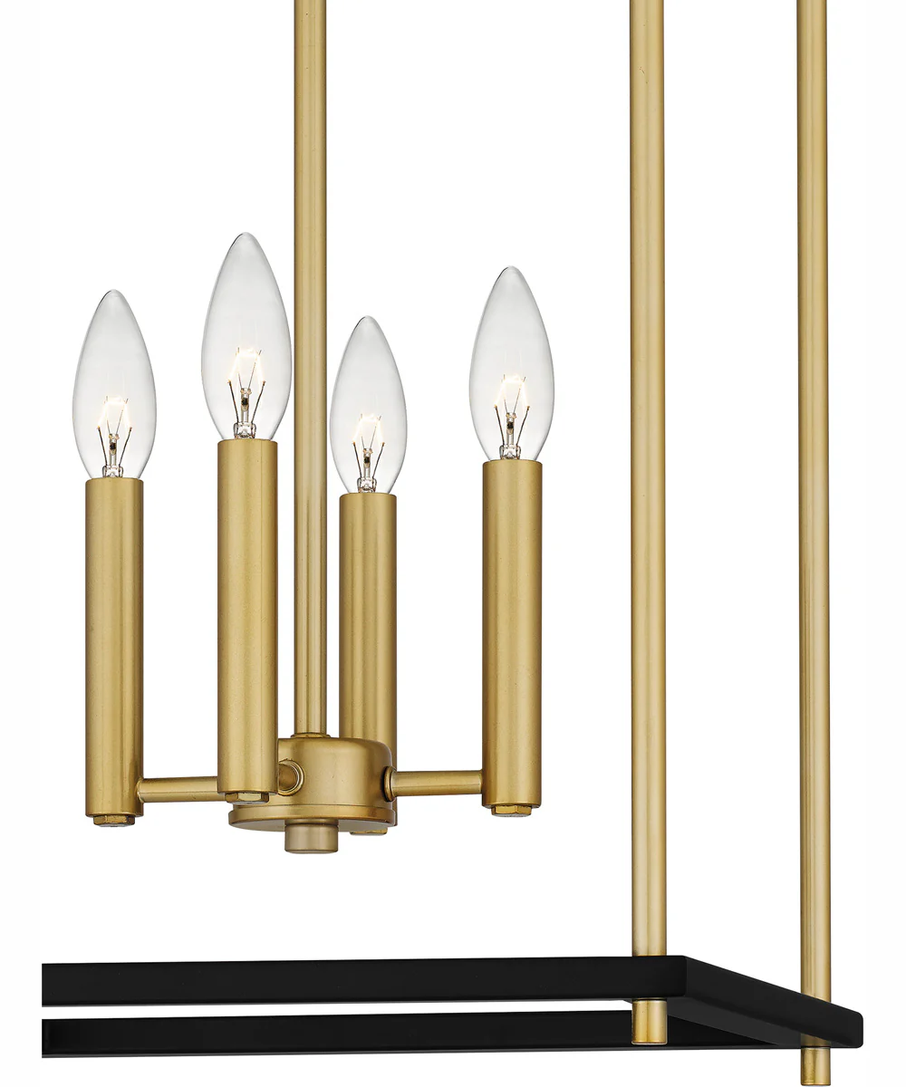 Kynwyd 4-light Pendant Matte Black - Image 6