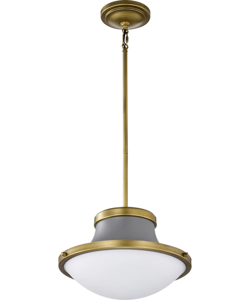 Lafayette 1-Light Pendant Matte Gray - Image 3