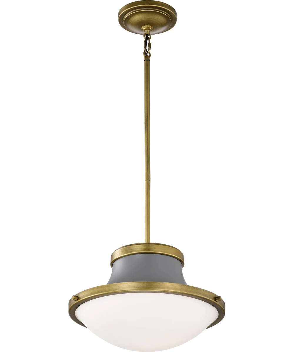 Lafayette 1-Light Pendant Matte Gray - Image 4