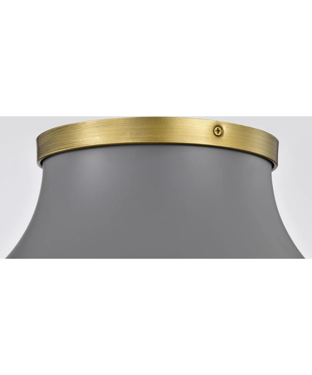 Lafayette 3-Light Close-to-Ceiling Matte Gray - Image 9