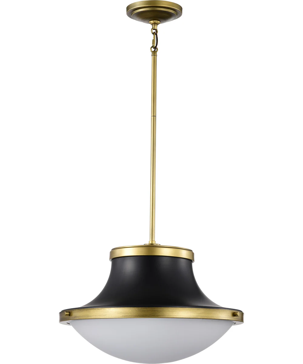 Lafayette 3-Light Pendant Matte Black - Image 3