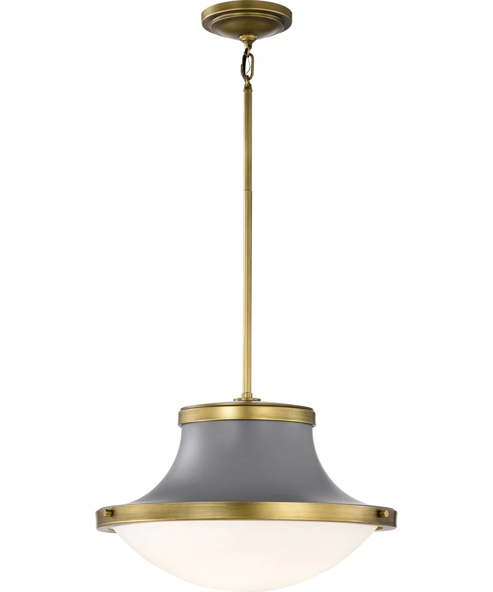 Lafayette 3-Light Pendant Matte Gray - Image 4