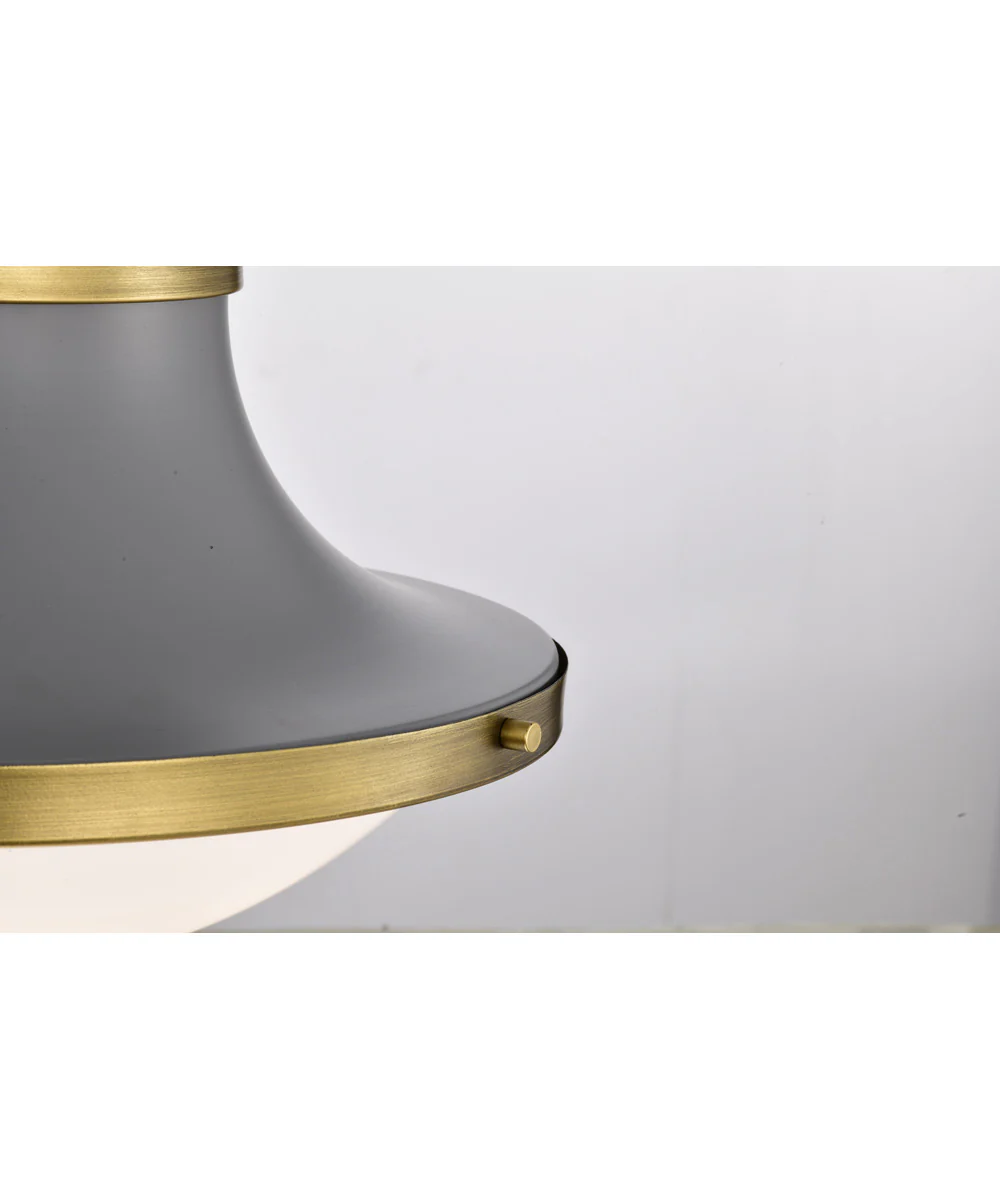 Lafayette 3-Light Pendant Matte Gray - Image 9