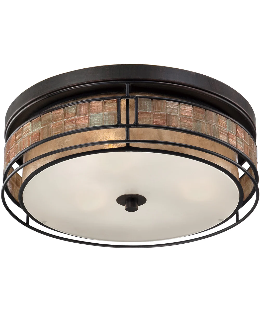 Laguna Small 3-light Flush Mount Renaissance Copper
