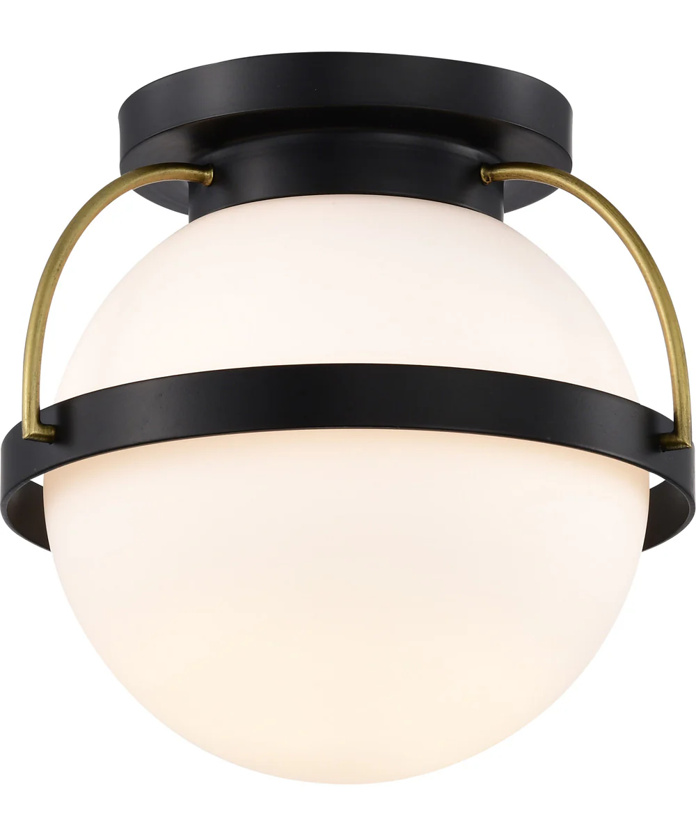 Lakeshore 1-Light Close-to-Ceiling Matte Black - Image 2