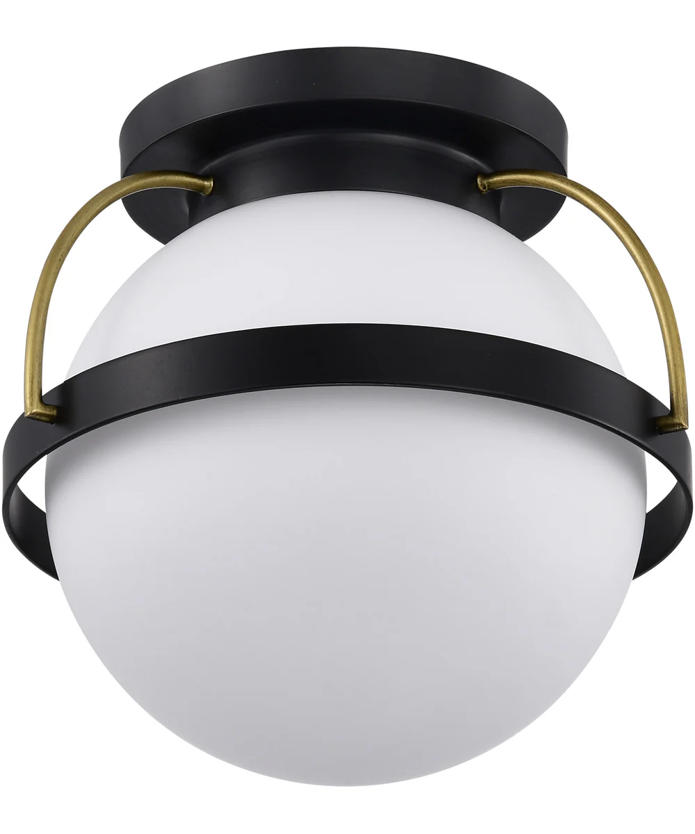 Lakeshore 1-Light Close-to-Ceiling Matte Black - Image 3