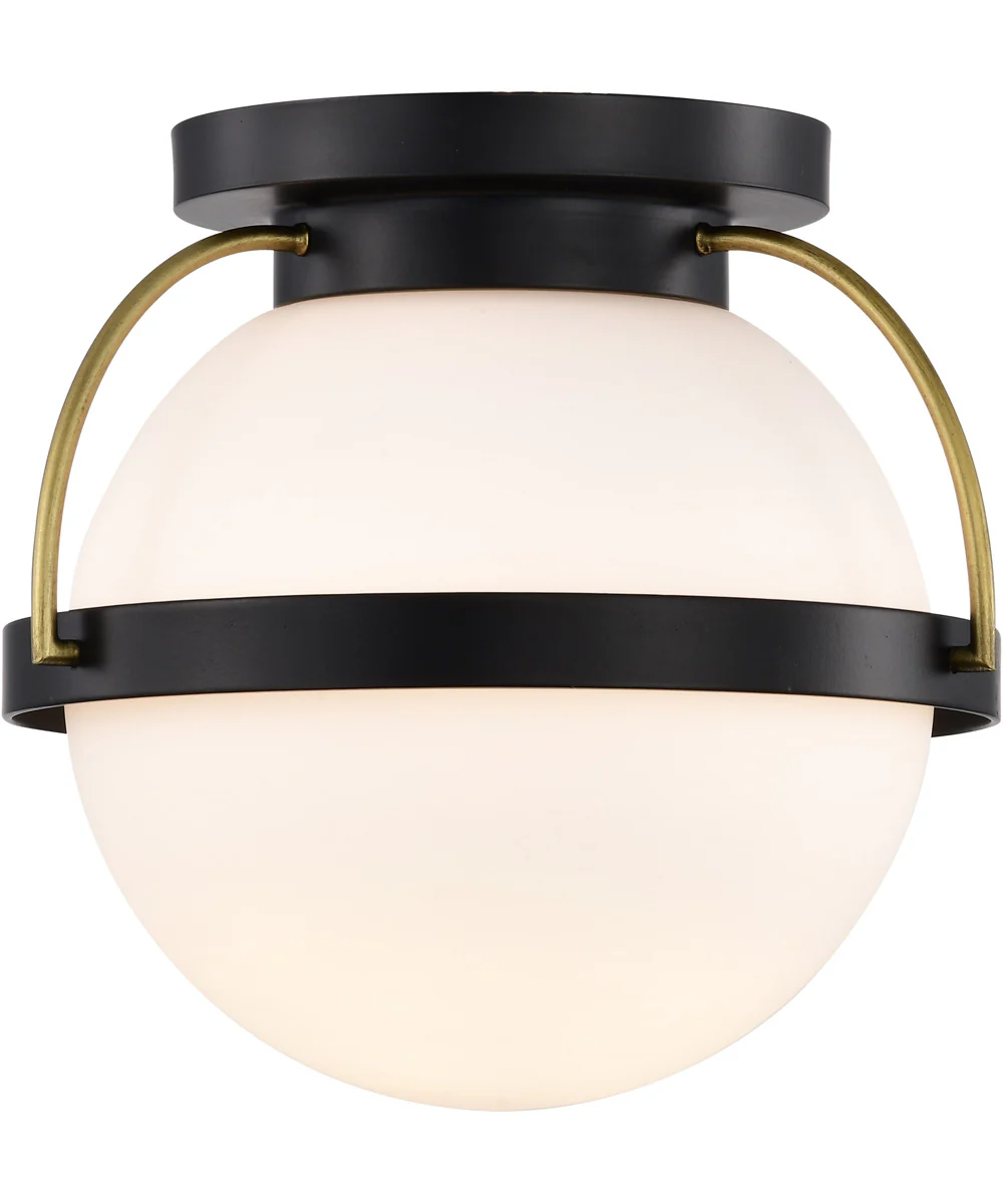 Lakeshore 1-Light Close-to-Ceiling Matte Black - Image 6
