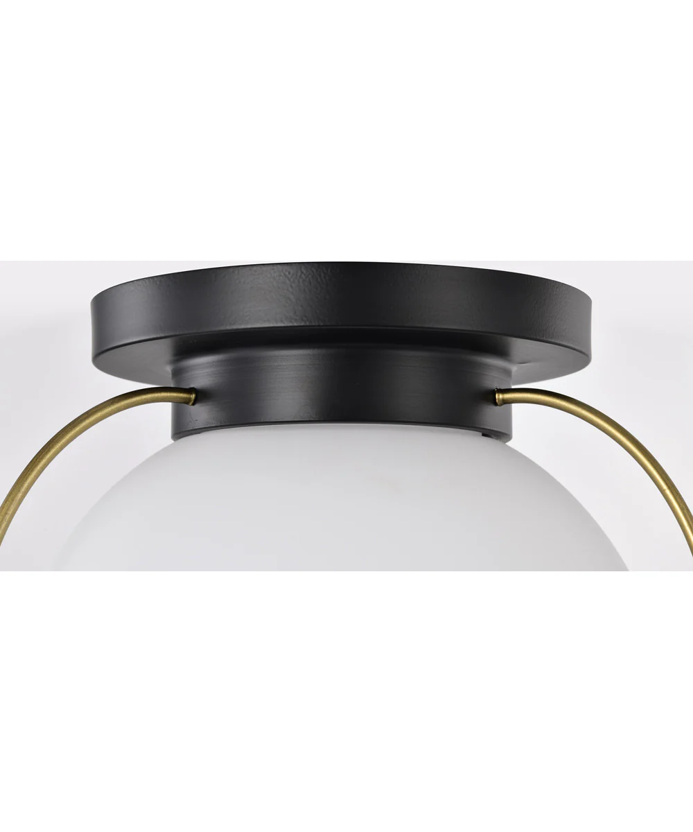 Lakeshore 1-Light Close-to-Ceiling Matte Black - Image 10