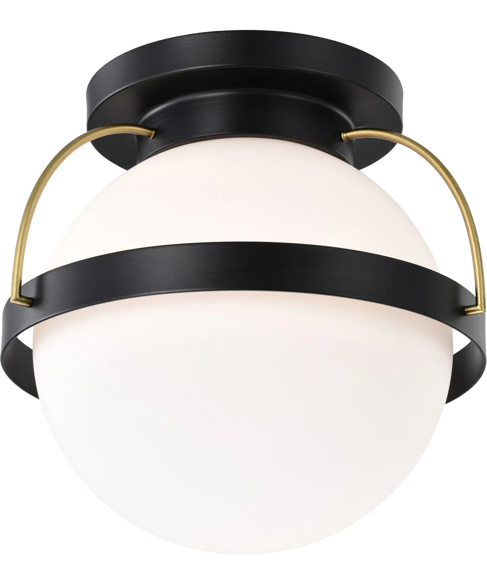 Lakeshore 1-Light Close-to-Ceiling Matte Black - Image 2