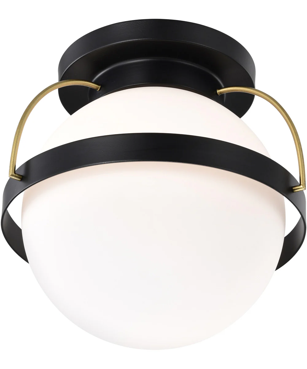 Lakeshore 1-Light Close-to-Ceiling Matte Black - Image 4