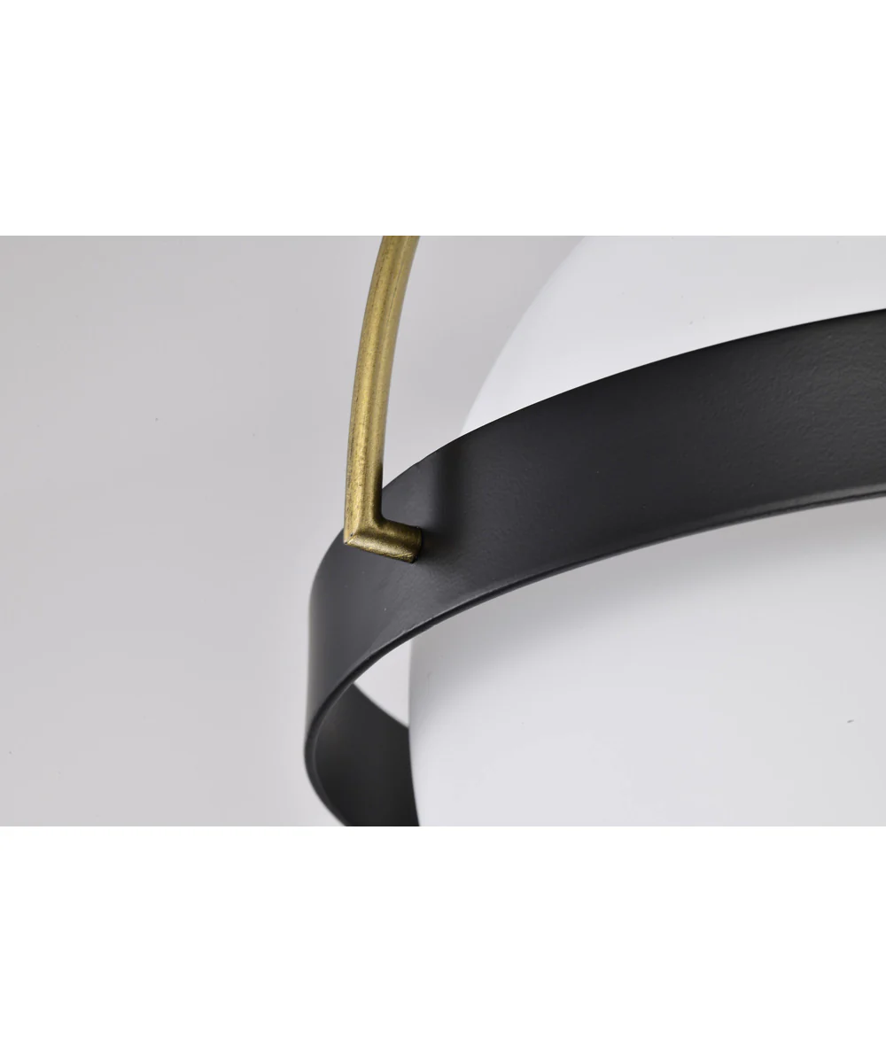 Lakeshore 1-Light Close-to-Ceiling Matte Black - Image 7