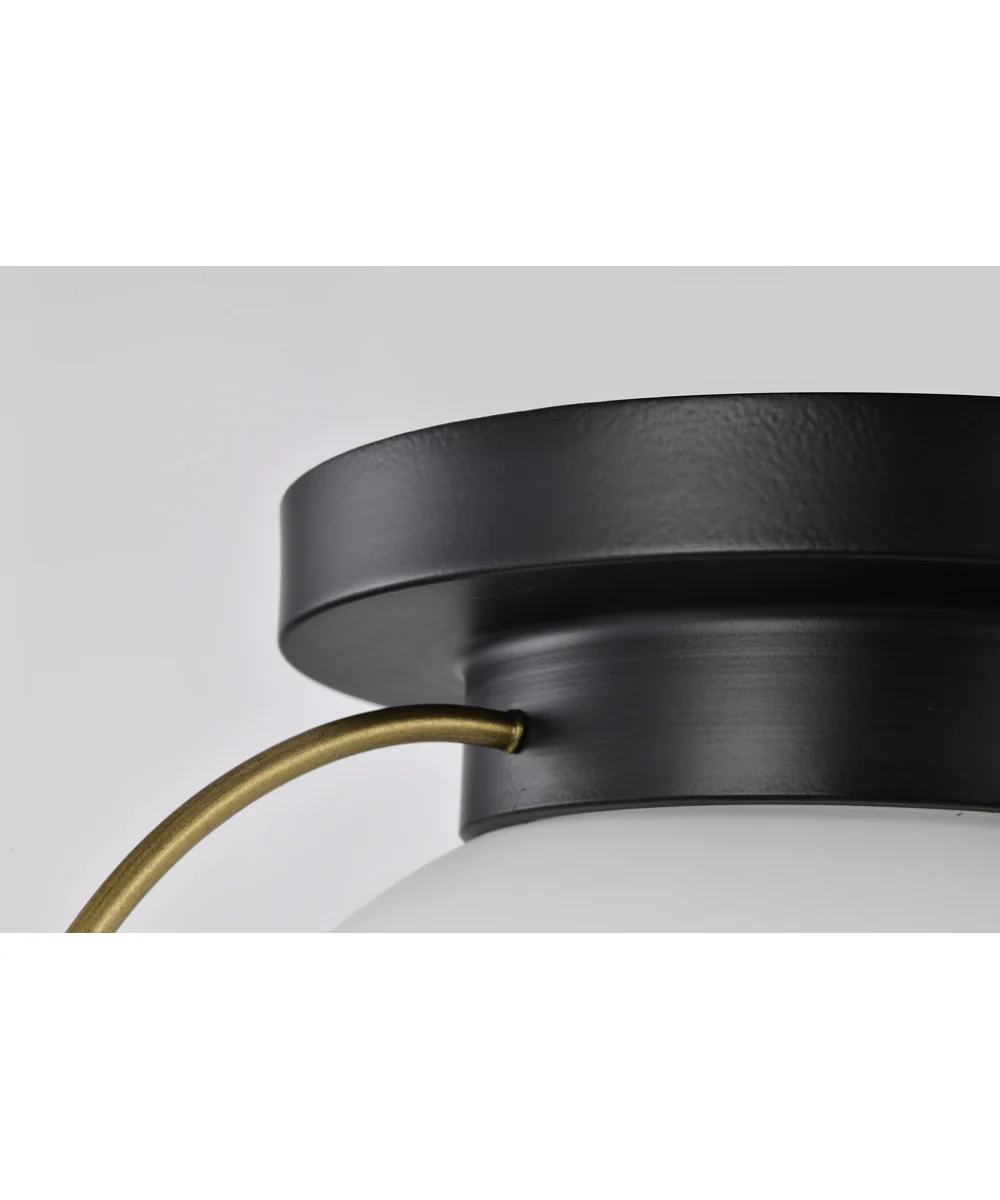 Lakeshore 1-Light Close-to-Ceiling Matte Black - Image 9