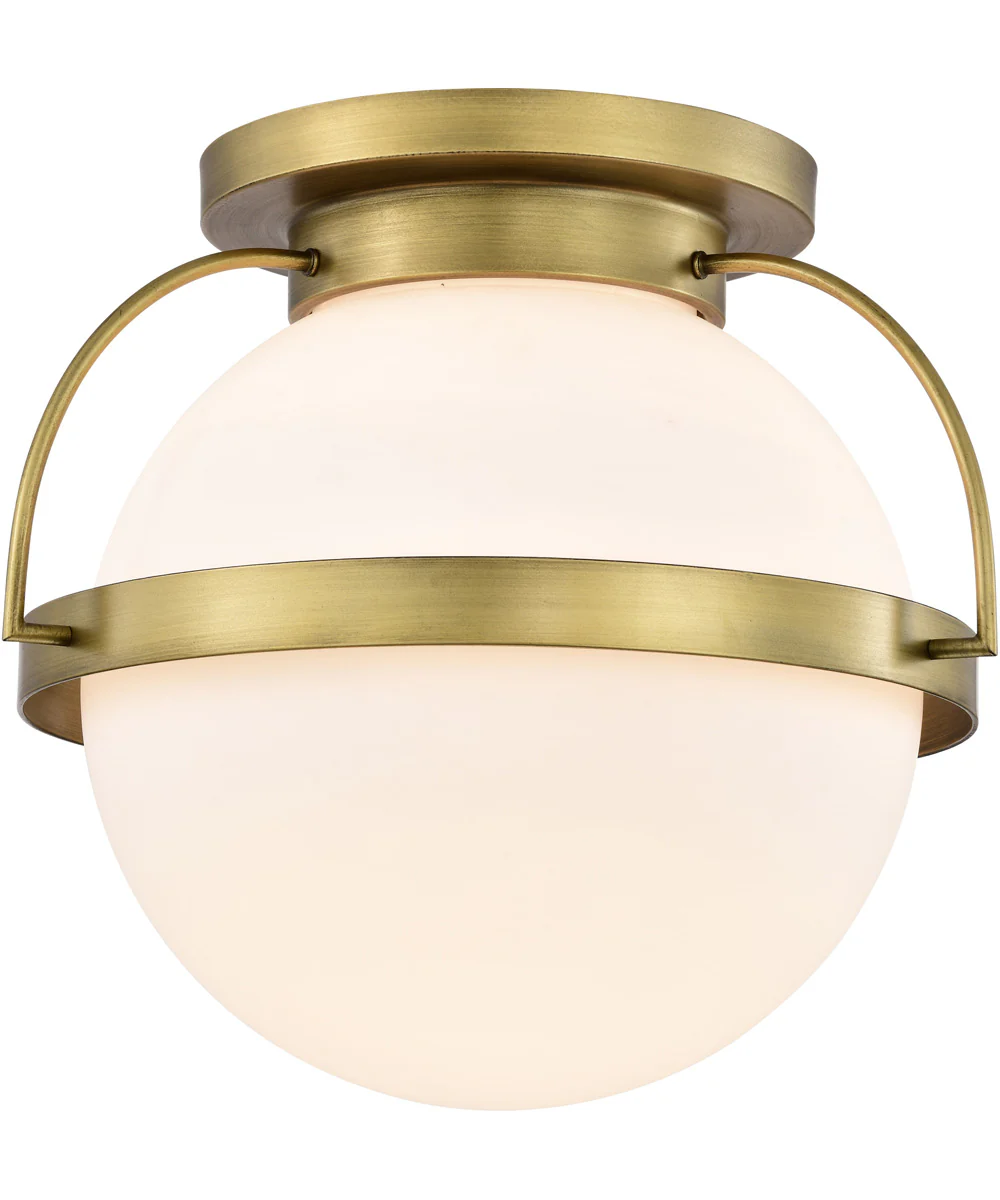 Lakeshore 1-Light Close-to-Ceiling Natural Brass - Image 2