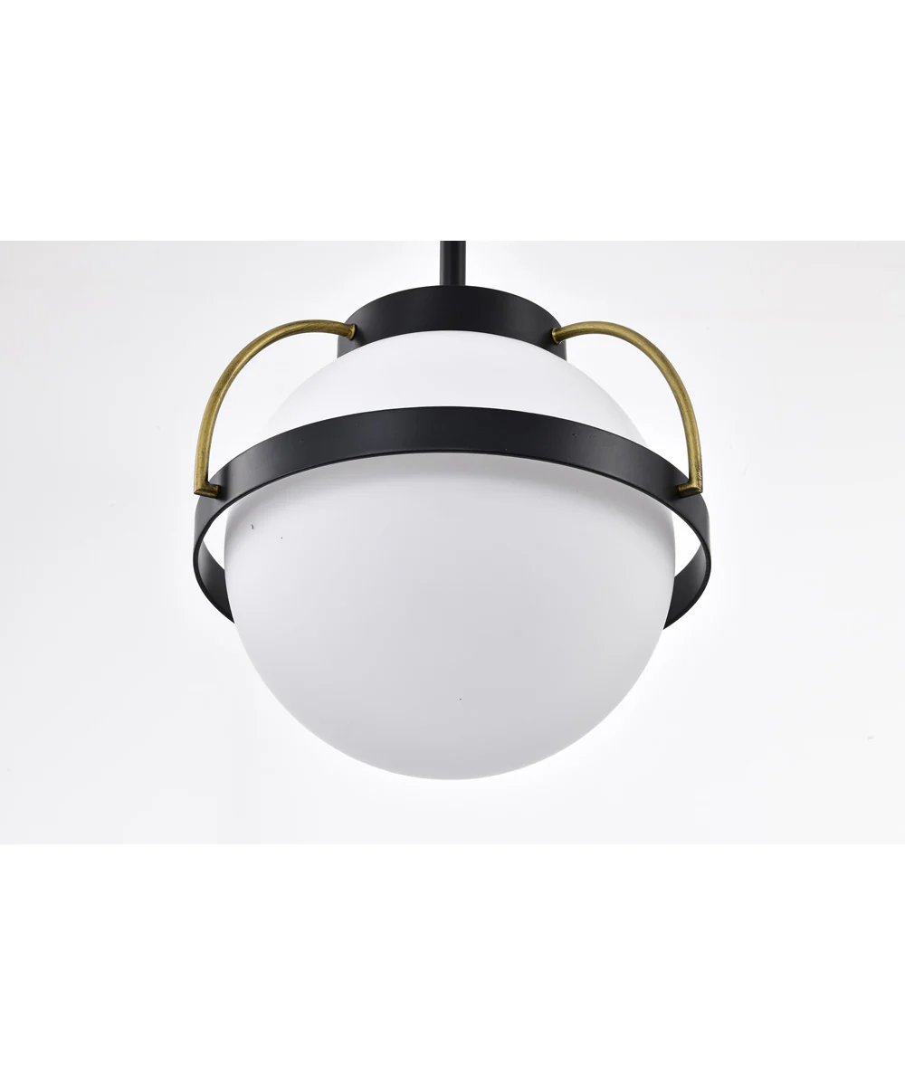 Lakeshore 1-Light Pendant Matte Black - Image 11