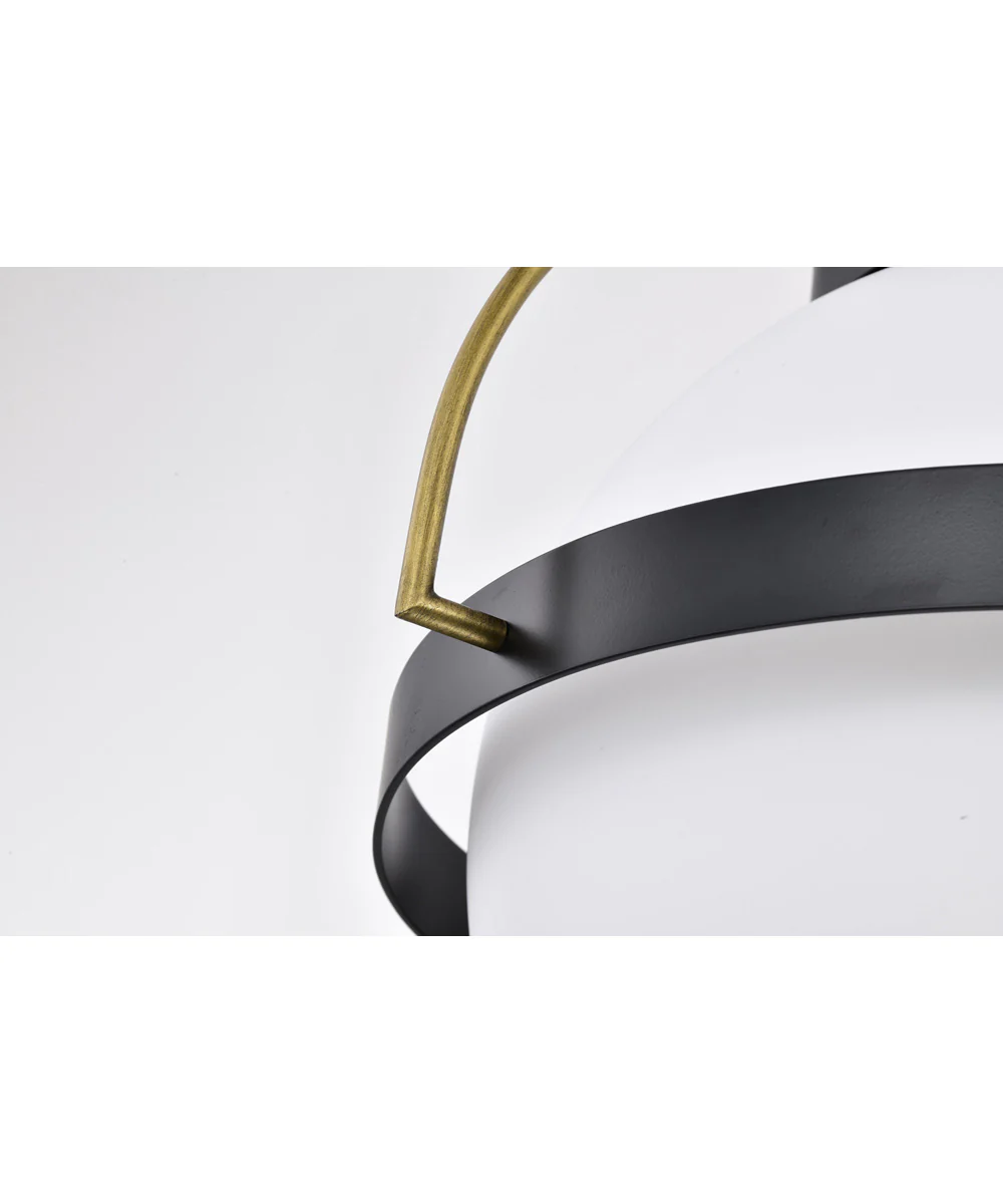 Lakeshore 1-Light Pendant Matte Black - Image 11