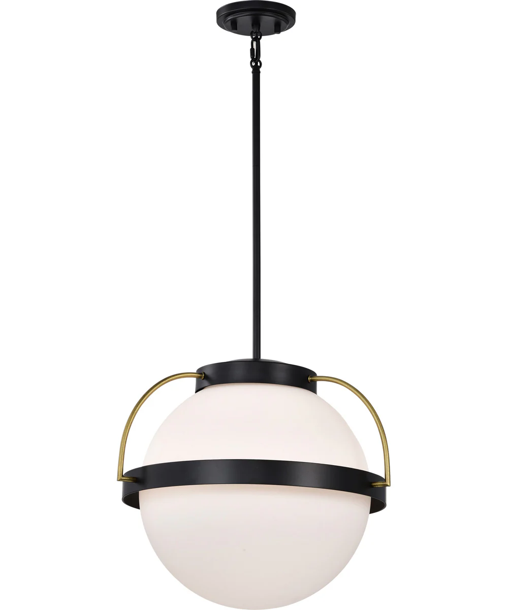Lakeshore 1-Light Pendant Matte Black - Image 2