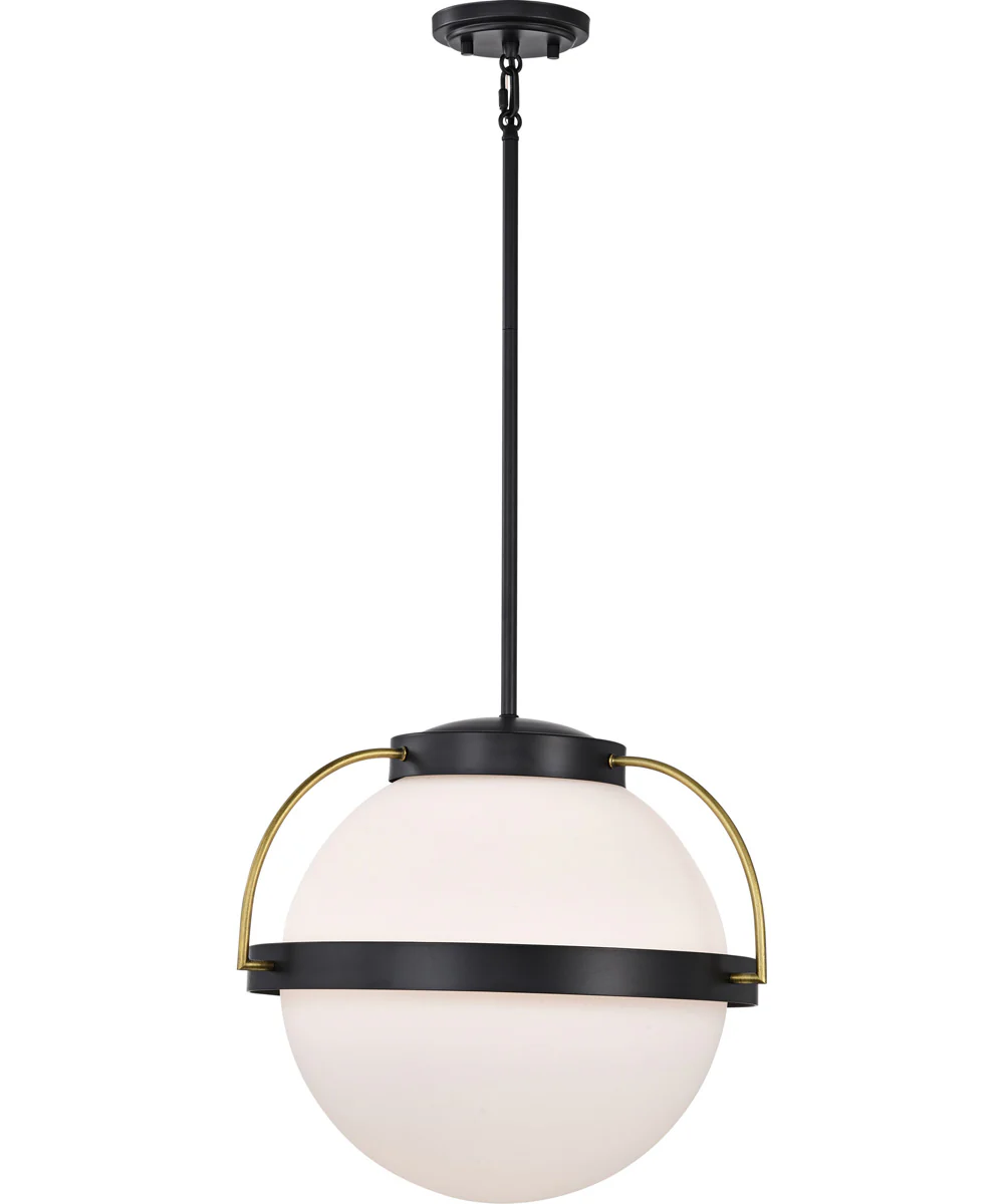 Lakeshore 1-Light Pendant Matte Black - Image 3