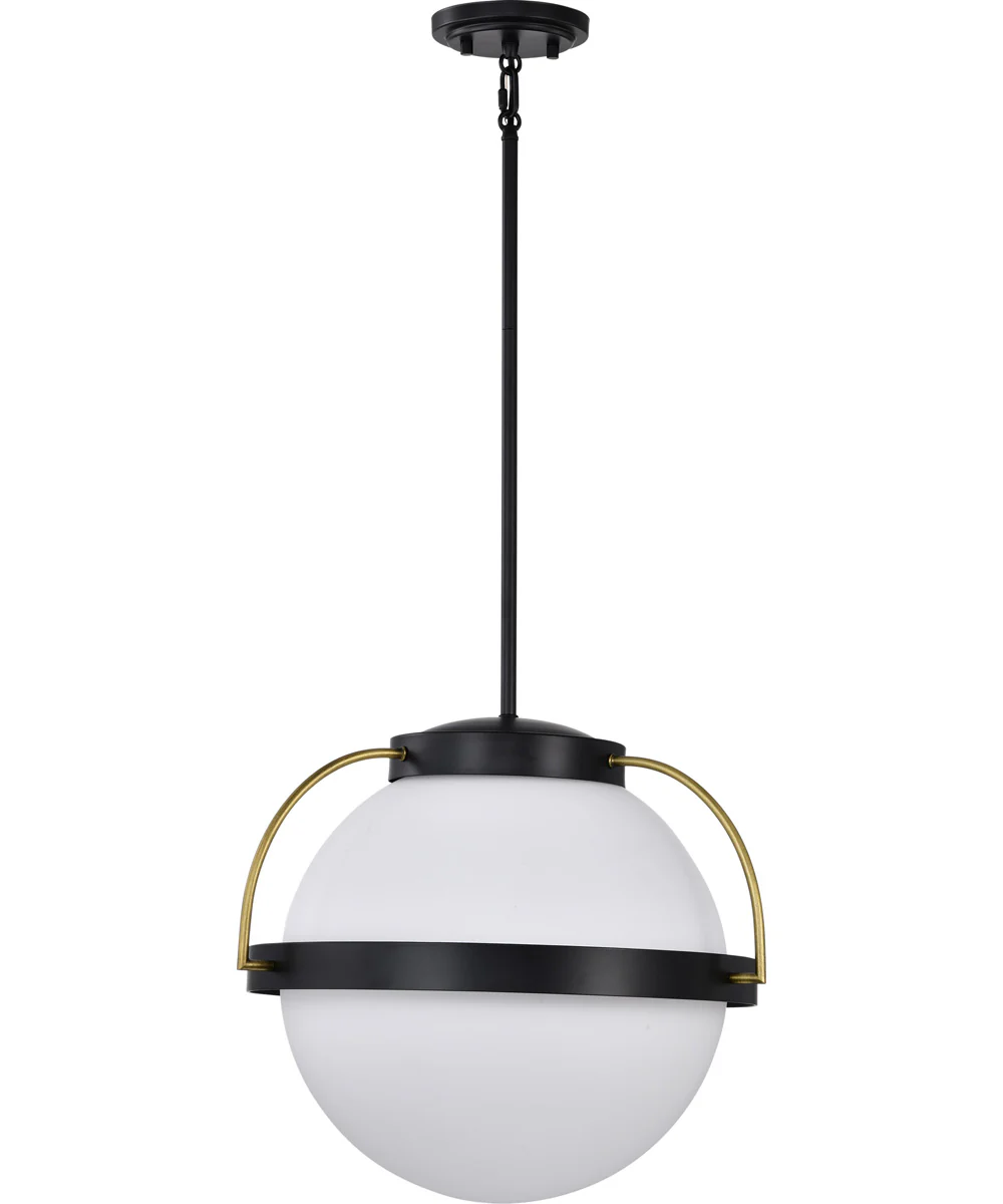 Lakeshore 1-Light Pendant Matte Black - Image 4