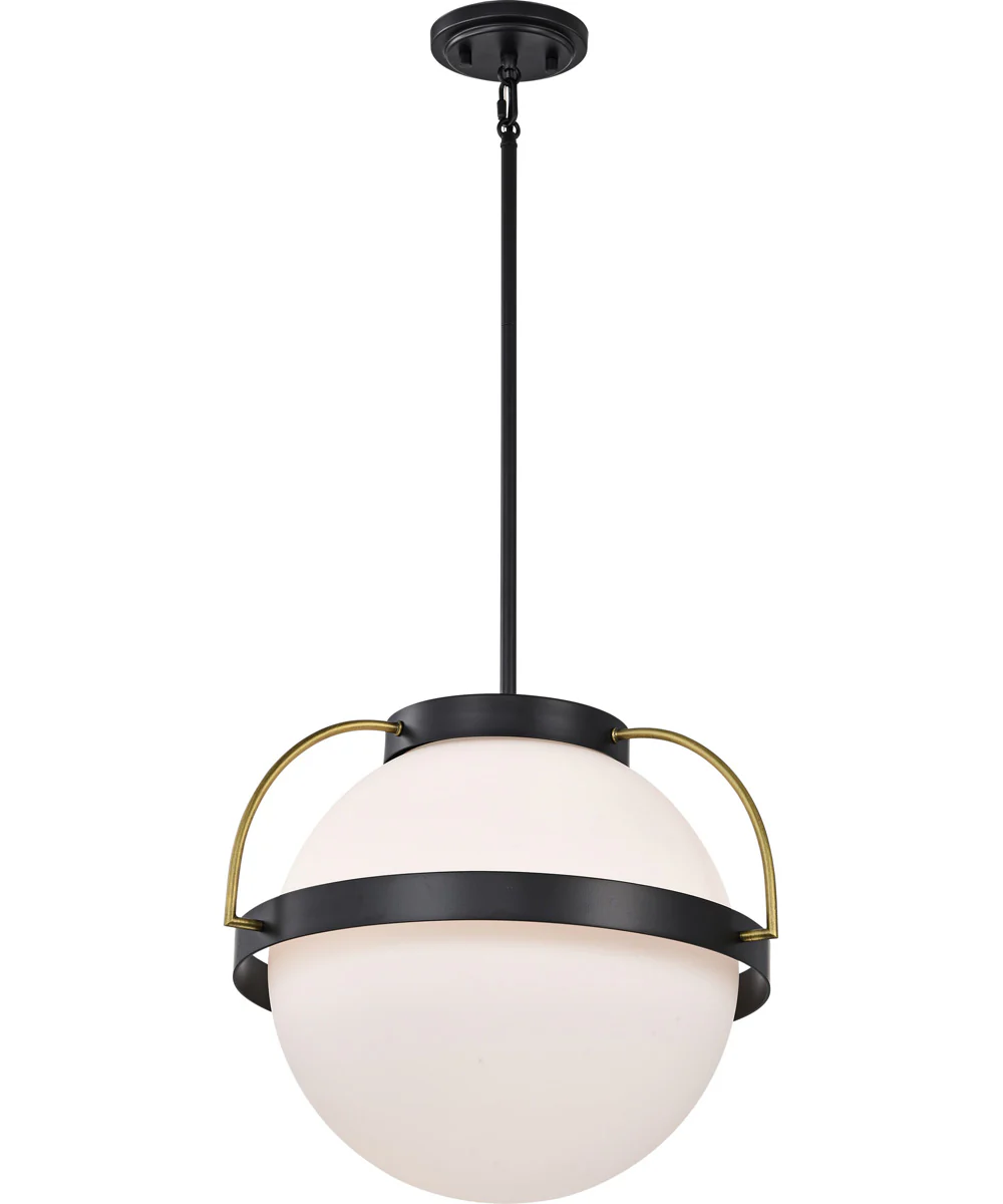 Lakeshore 1-Light Pendant Matte Black - Image 5