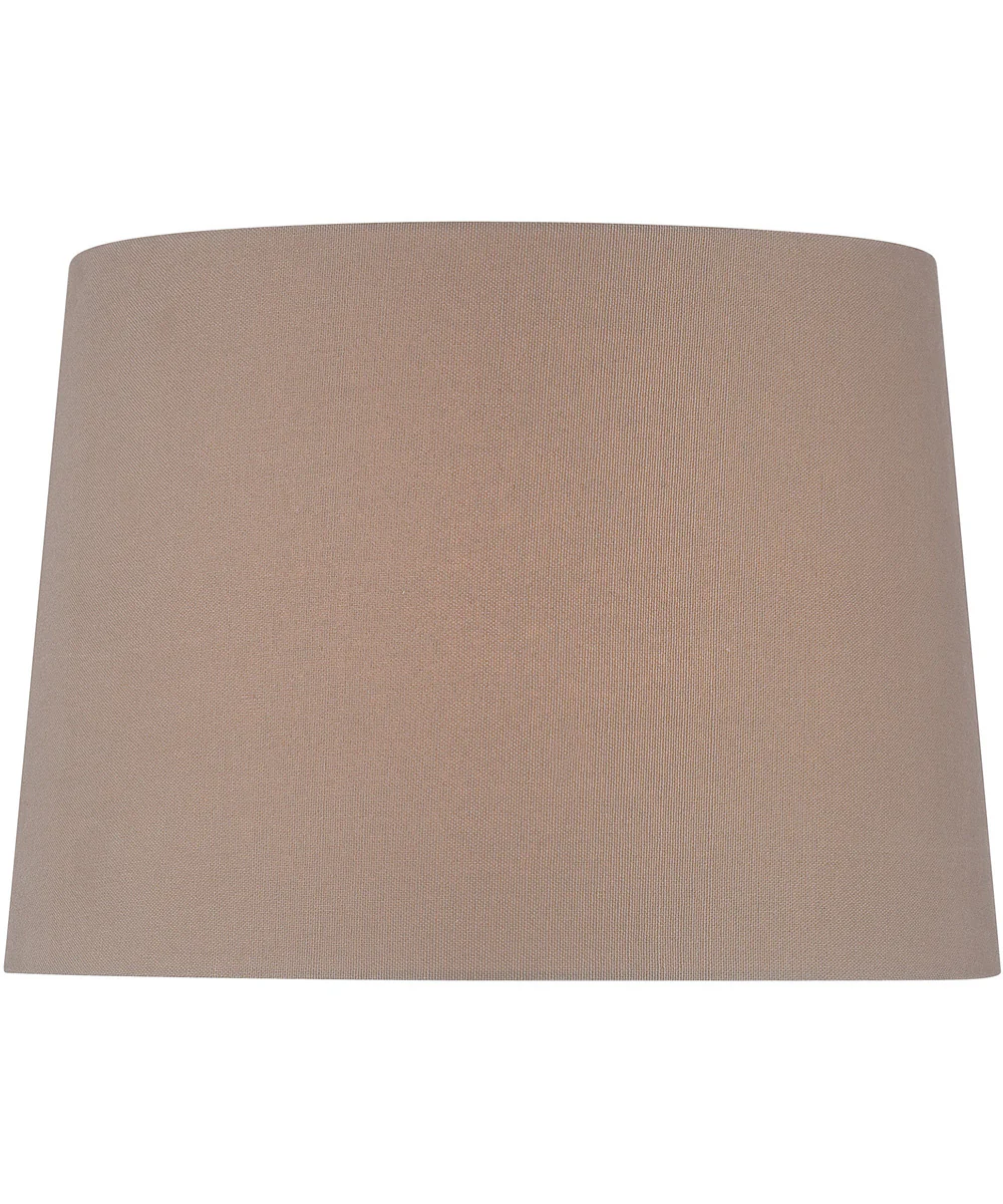 Lamp Shade Drum Fabric Shade - 14"Tx16"Bx12"Sl