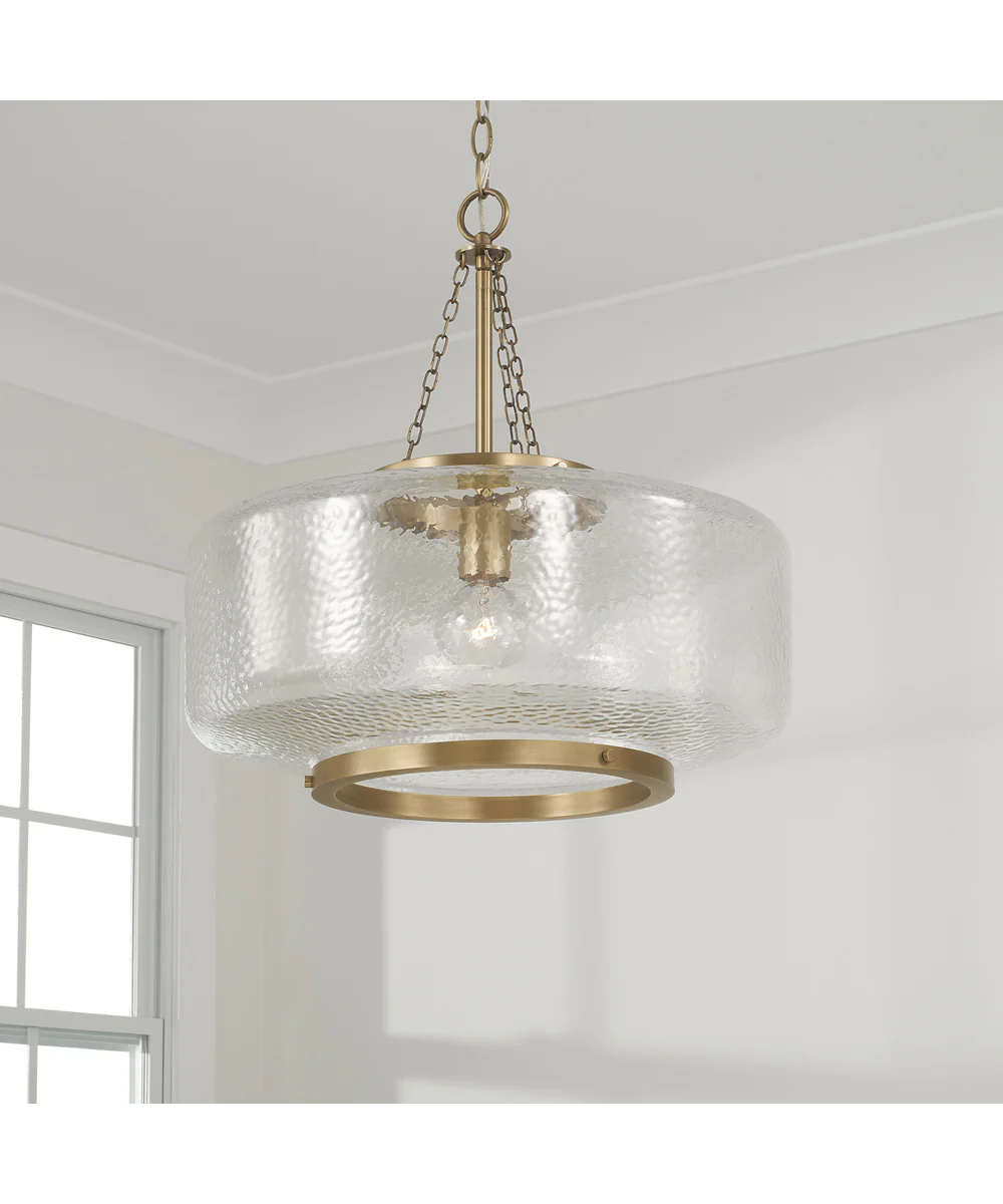 Landon 1-Light Pendant Aged Brass - Image 3