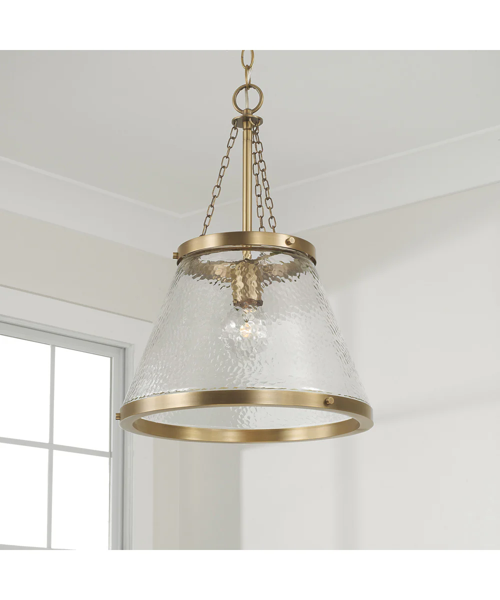Landon 1-Light Pendant Aged Brass - Image 2