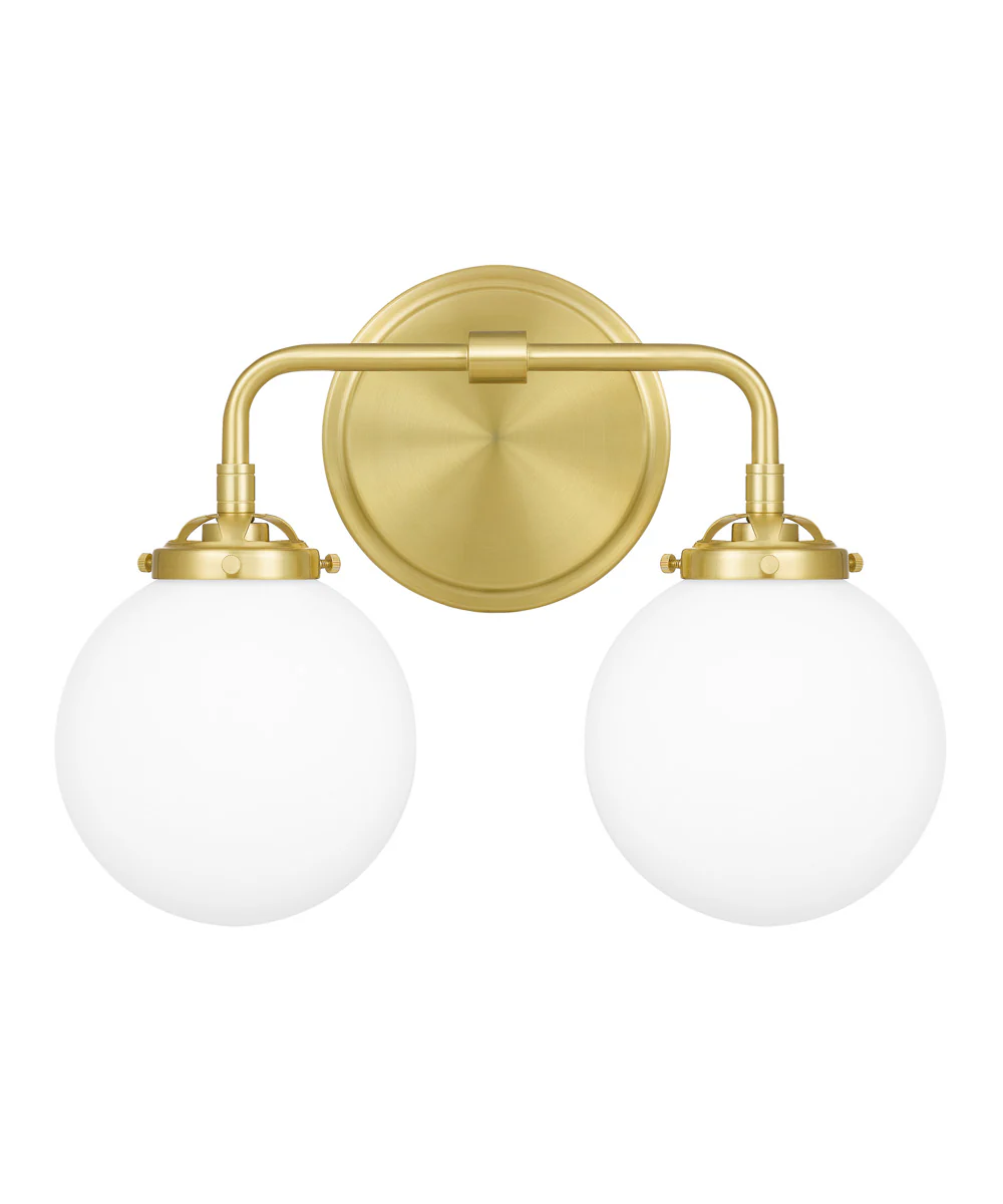 Landry Medium 2-light Bath Light Satin Brass - Image 2