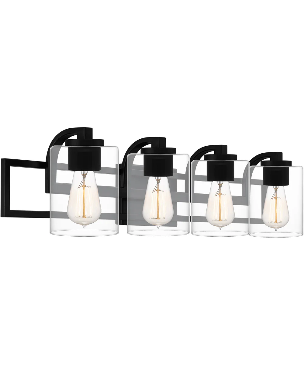 Lansdowne Extra Large 4-light Bath Light Matte Black - Image 4