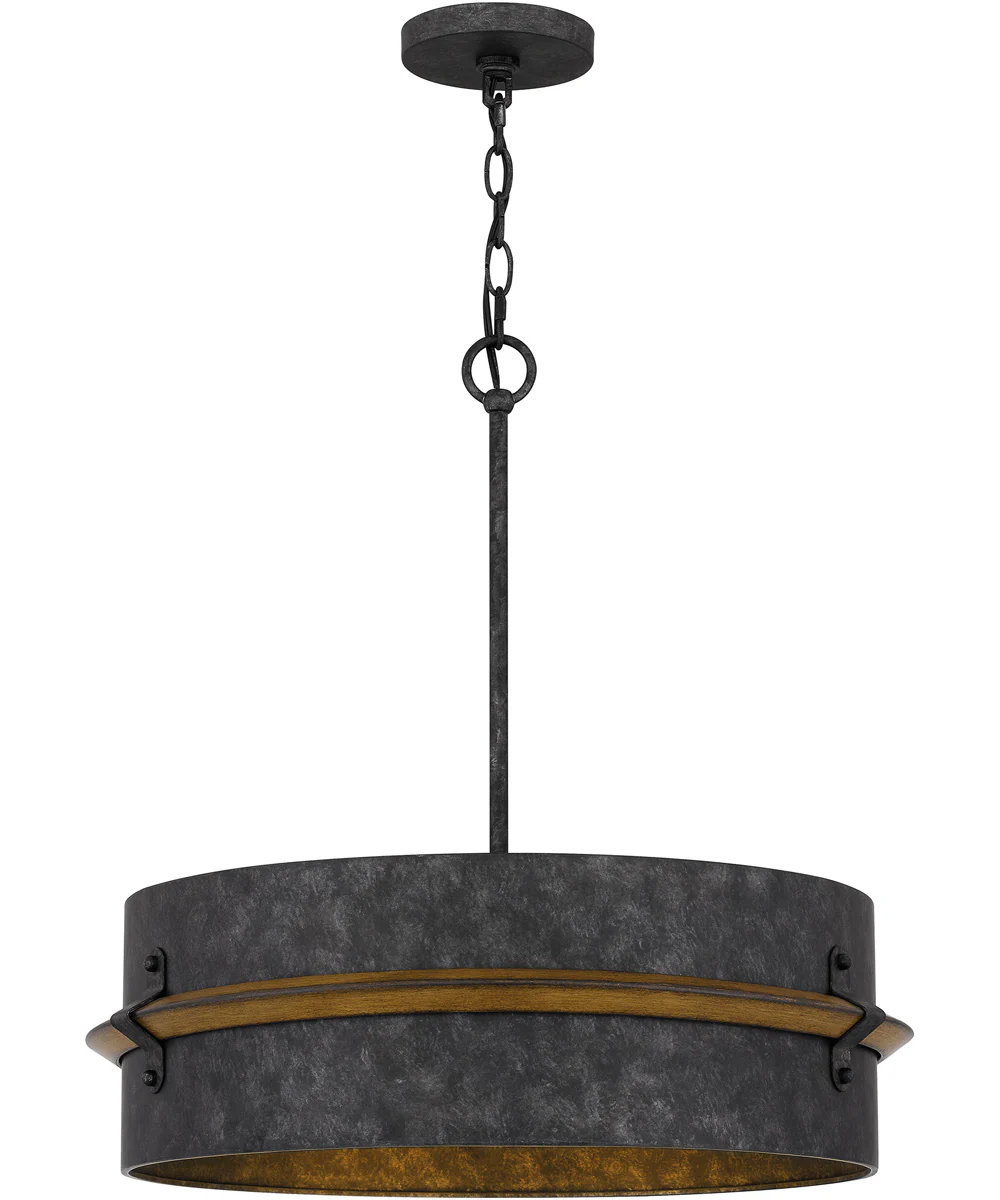 Lariat 3-light Pendant Old Black Finish - Image 2