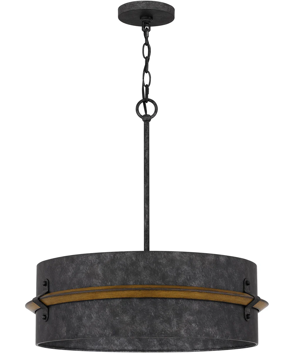 Lariat 3-light Pendant Old Black Finish - Image 3