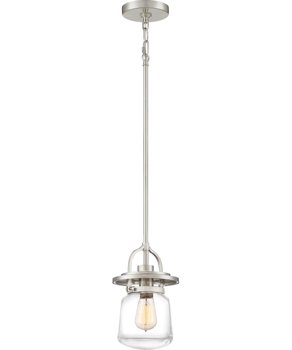 LaSalle Small 1-light Mini Pendant Brushed Nickel - Image 4
