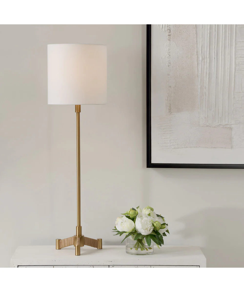 Lautoka Brass Buffet Lamp - Image 2