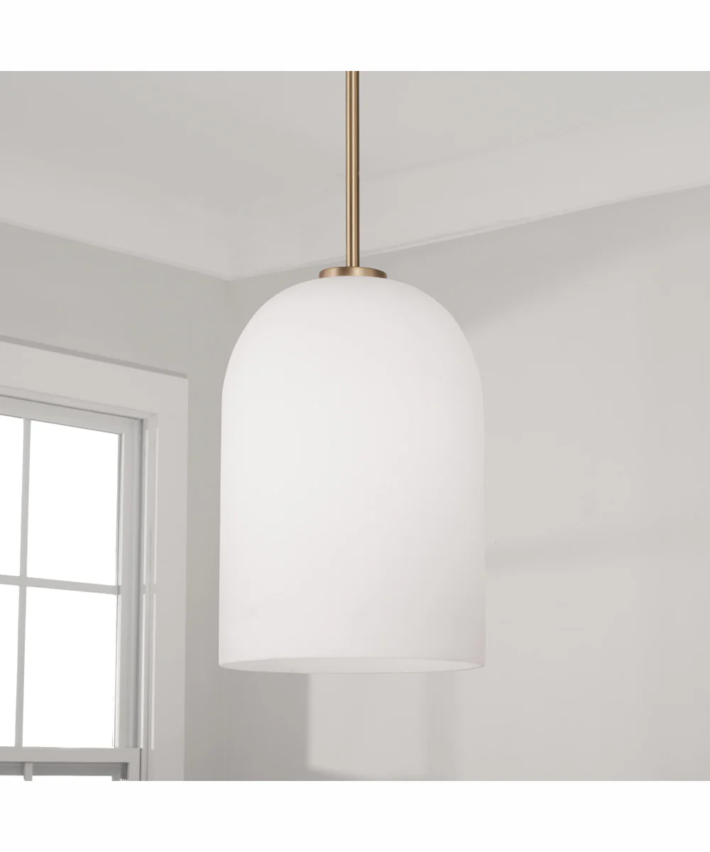 Lawson 1-Light Pendant Aged Brass - Image 2