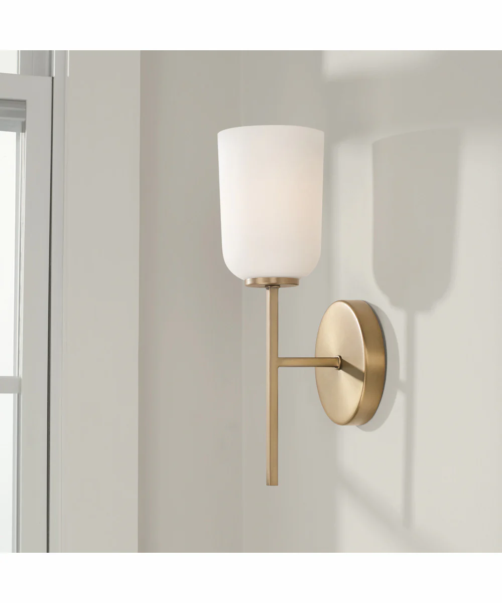 Lawson 1-Light Sconce Aged Brass - Image 2