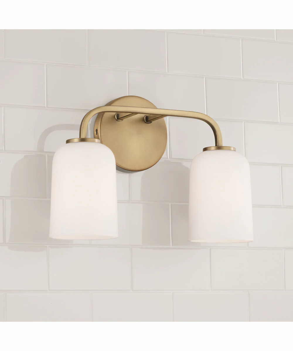 Lawson 2-Light Vanity Aged Brass - Image 2