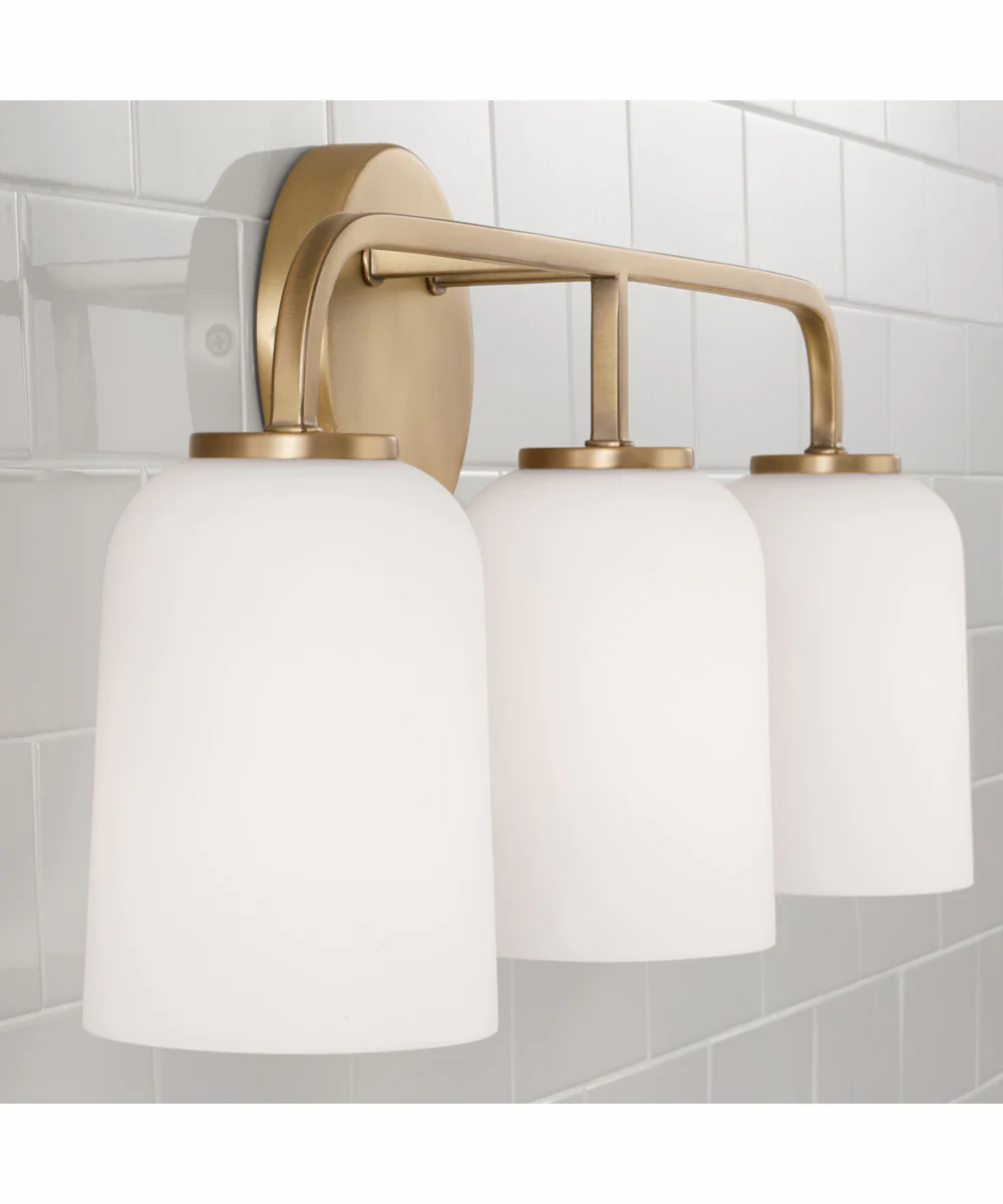 Lawson 3-Light Vanity Aged Brass - Image 3